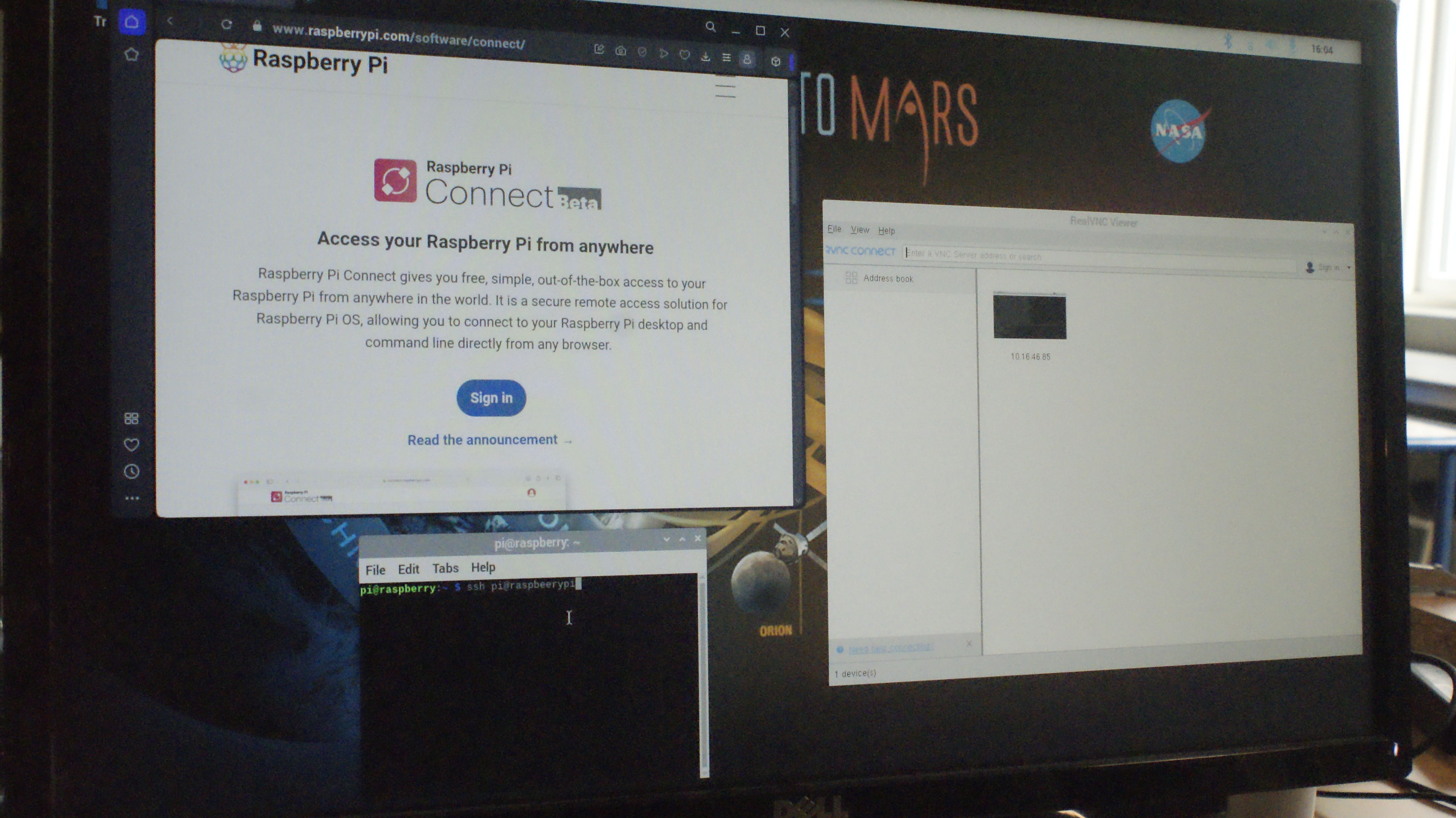 Raspberry Pi Model voorbeeld